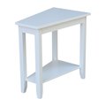International Concepts Keystone Accent Table, White IN304093
